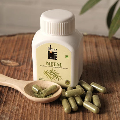 Isha Life Neem and Turmeric Capsules