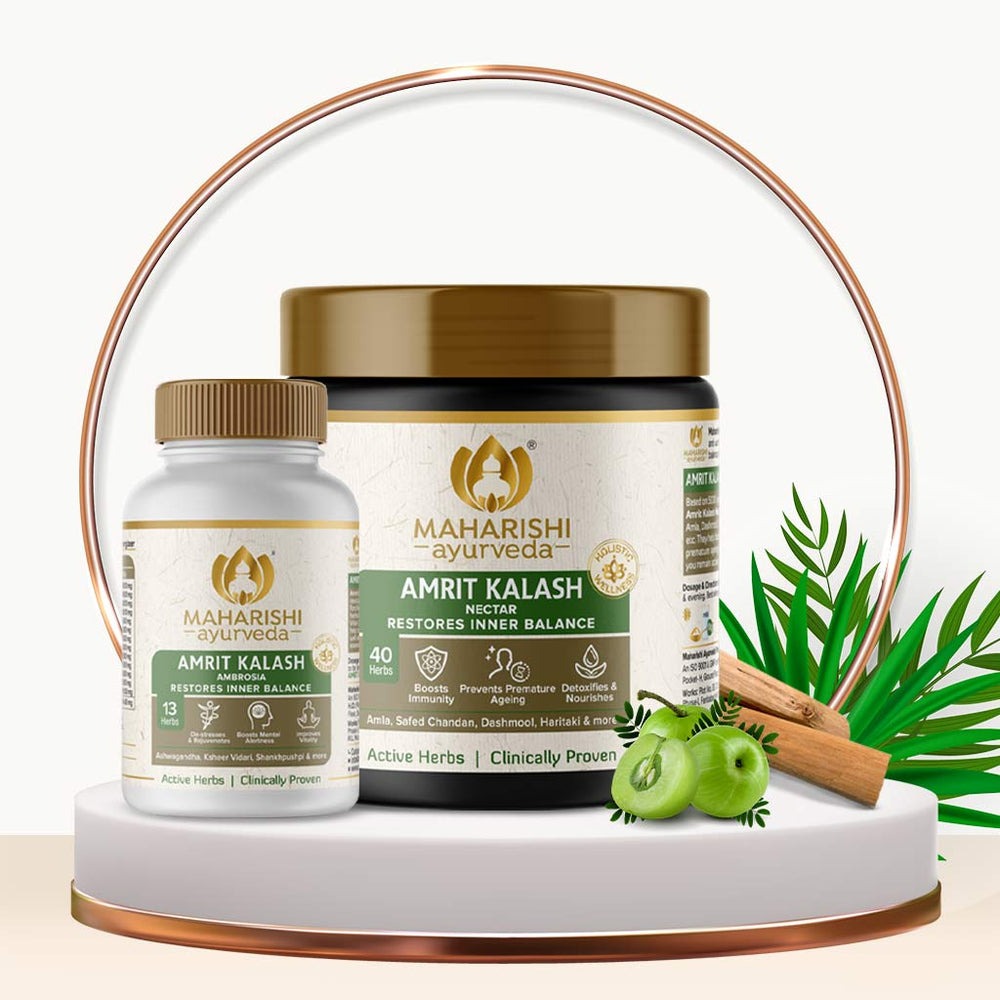 maharishi amrit kalash dual pack paste and tablets