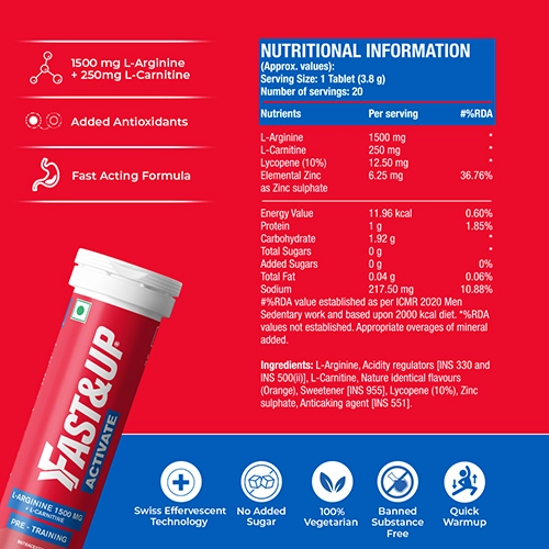 Fast&Up Activate Effervescent Tablets