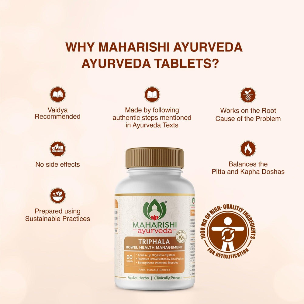 maharishi ayurveda triphala tablets