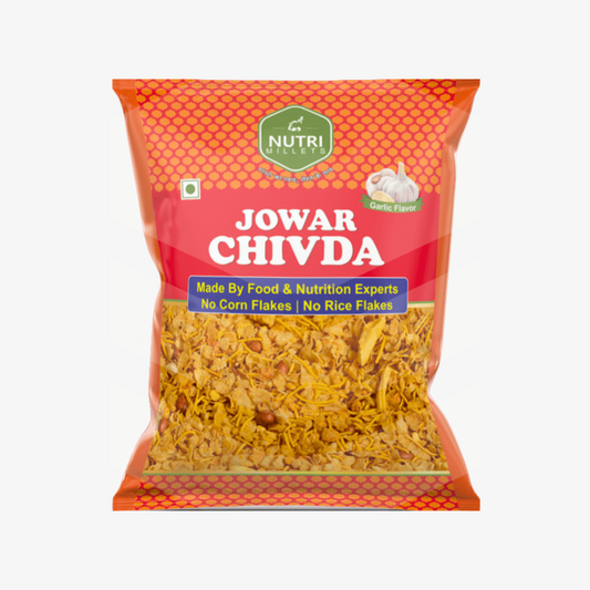 NutriMillets Jowar Flakes Chivda - Garlic Flavor