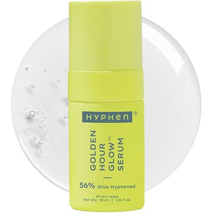 Hyphen By Kriti Sanon Golden Hour Glow Serum With Niacinamide, Alpha Arbutin, Hyaluronic Acid & Kakadu Plum, For Men & Women