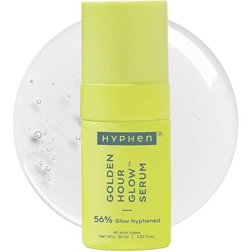 Hyphen By Kriti Sanon Golden Hour Glow Serum With Niacinamide, Alpha Arbutin, Hyaluronic Acid & Kakadu Plum, For Men & Women