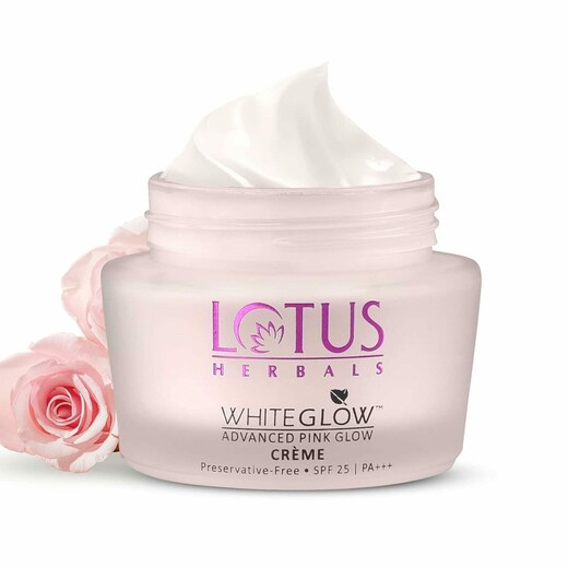 Lotus Herbals Whiteglow Advanced Pink Glow Brightening Cream | SPF 25 | PA+++