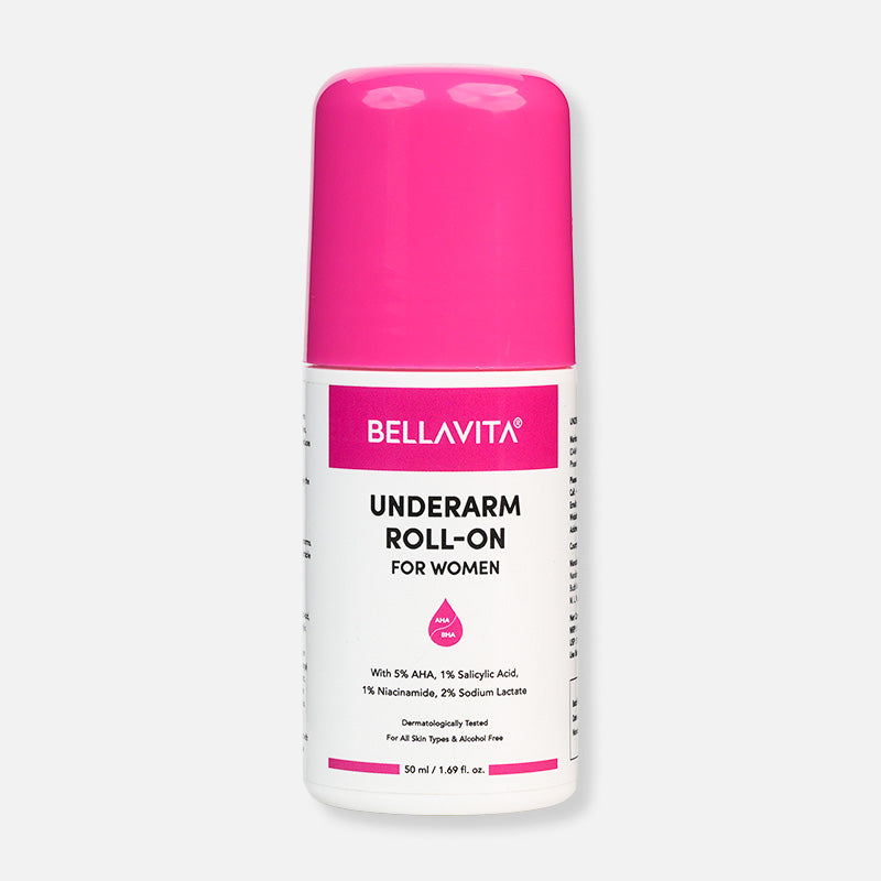 Bella Vita Deo White Natural Underarm Roll On Deodorant for Women