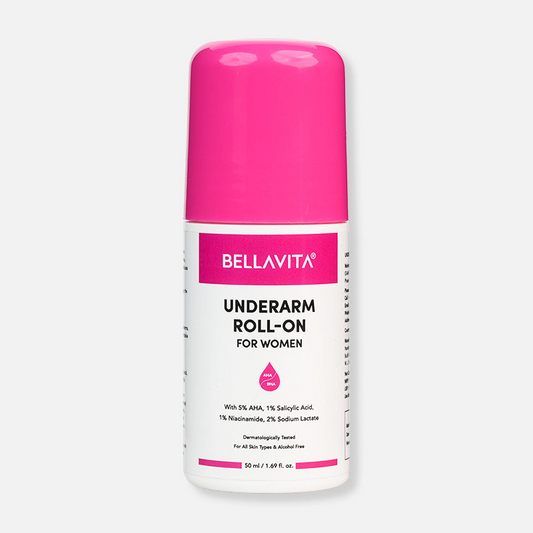 Bella Vita Deo White Natural Underarm Roll On Deodorant for Women