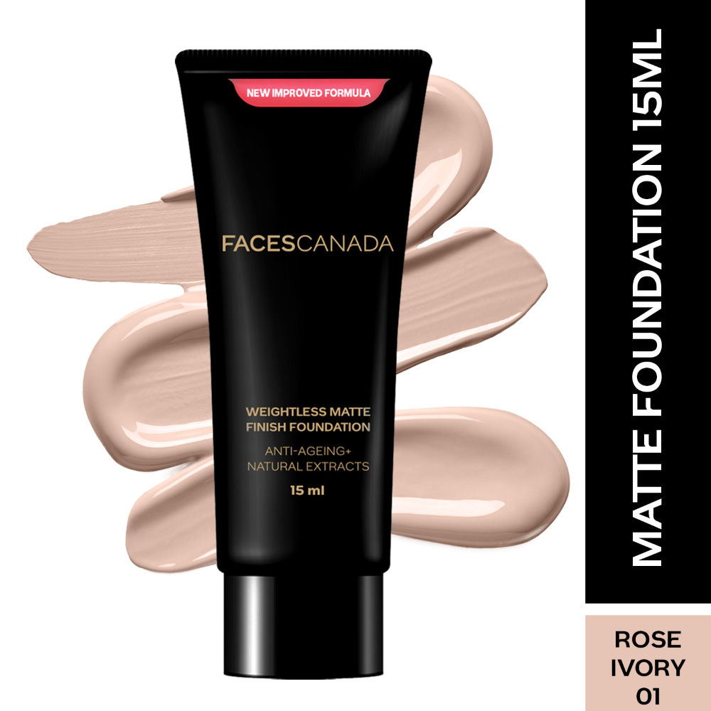 Faces Canada Weightless Matte Finish Foundation-Rose Ivory 01