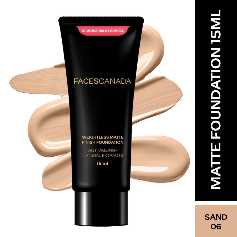 Faces Canada Weightless Matte Finish Foundation-Sand 06
