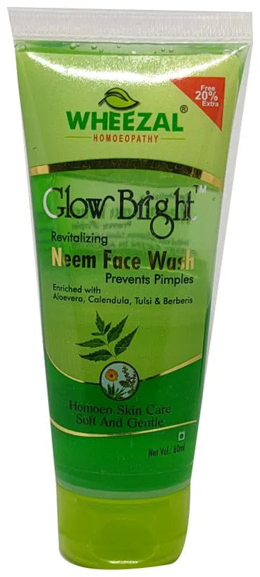 Buy Wheezal Glow Bright Neem Face Wash from DrMediCart, Ship from India to USA