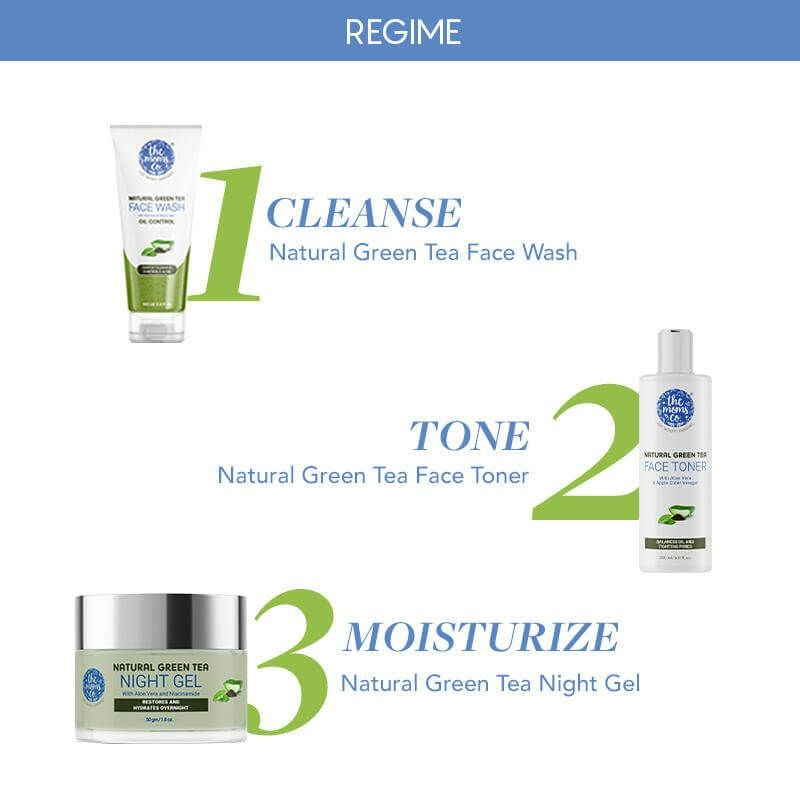 The Moms Co Natural Green Tea Night Gel - Drmedicart