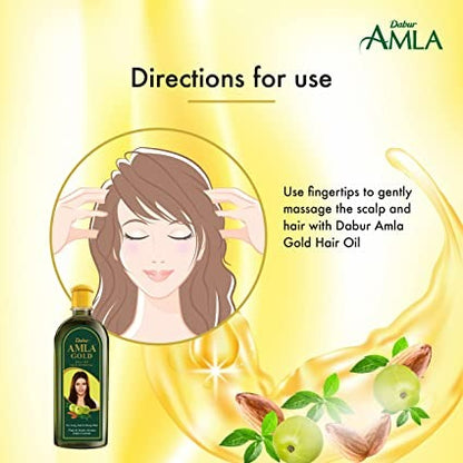Dabur Amla Gold Hair Oil - DrMediCart