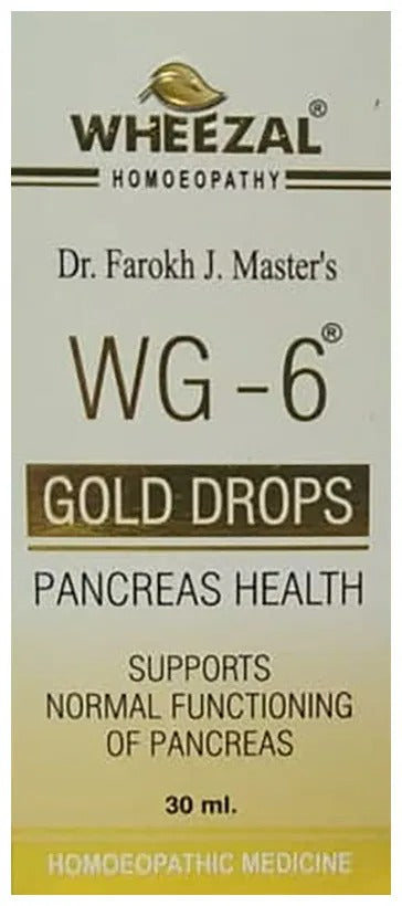 Wheezal Homeopathy WG-6 Gold Drops - Drmedicart