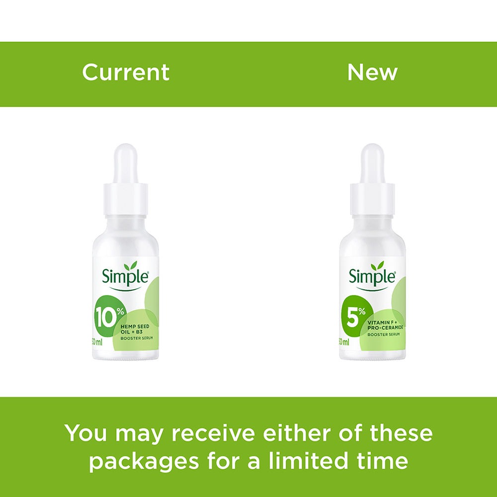Simple 10% herbal Seed Oil + B3 Booster Serum