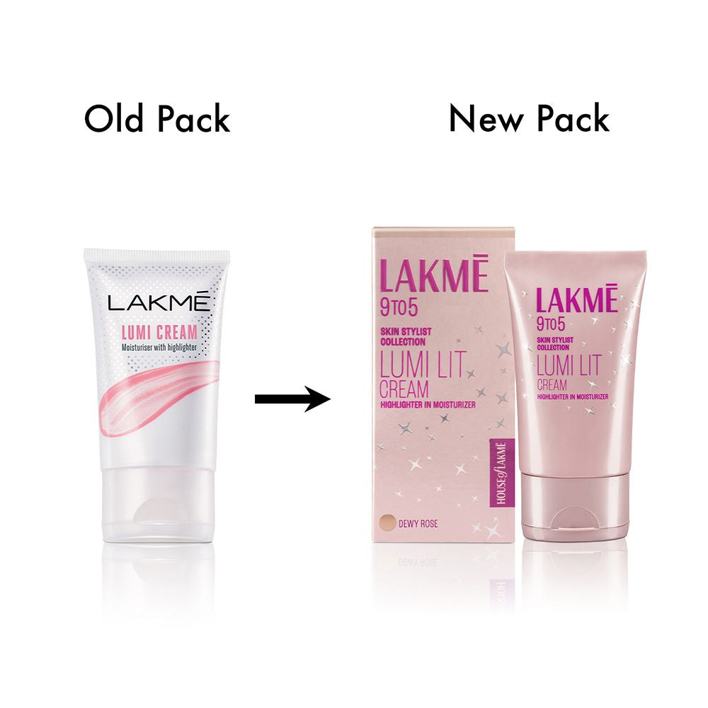 Lakme 9 To 5 Lumi Strobe Cream Highlighter + Moisturizer + Primer