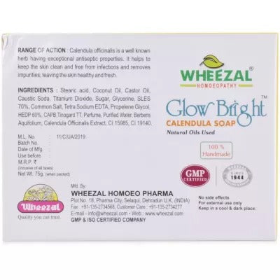 Wheezal Glow Bright Calendula Soap - Drmedicart