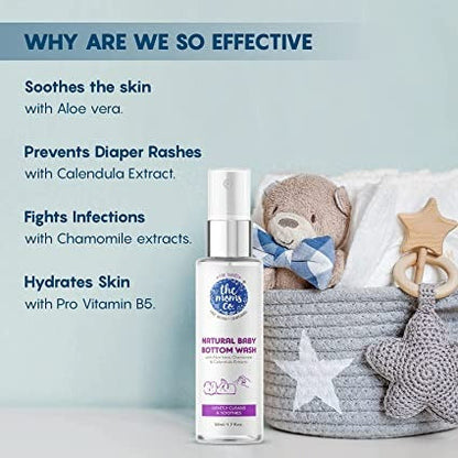 The Moms Co Natural Baby Bottom Wash - Drmedicart