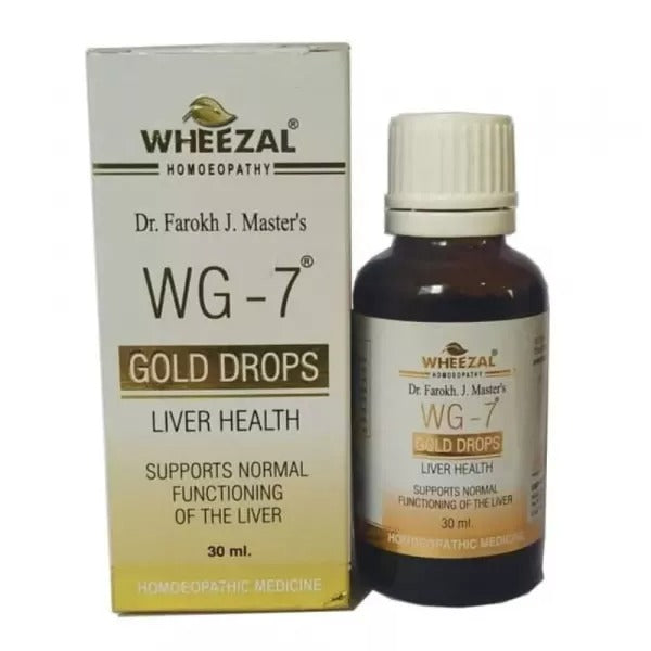 Buy Wheezal Homeopathy WG-7 Gold Drops from DrMediCart, Ship from India to USA