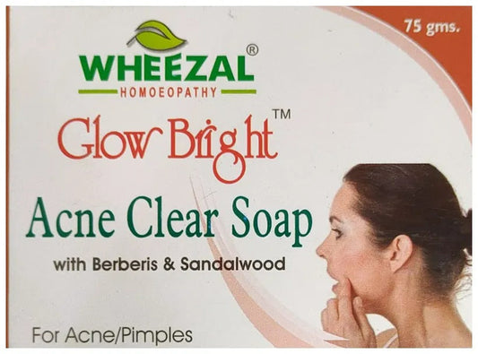 Buy Wheezal Glow Bright Acne Clear Soap from DrMediCart, Ship from India to USA