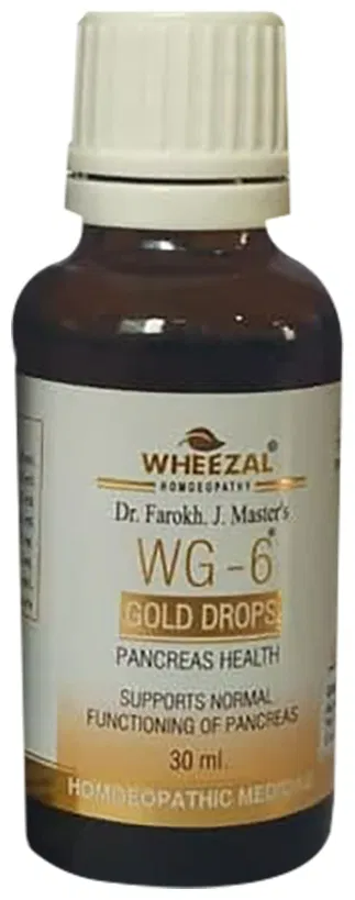 Buy Wheezal Homeopathy WG-6 Gold Drops from DrMediCart, Ship from India to USA