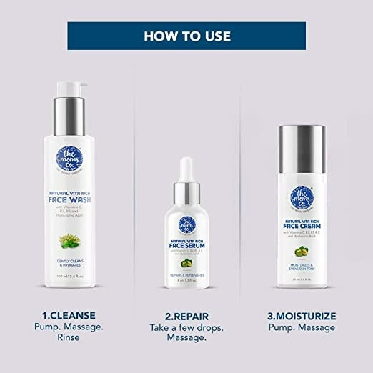 The Moms Co Natural Vita Rich Face Cream - Drmedicart