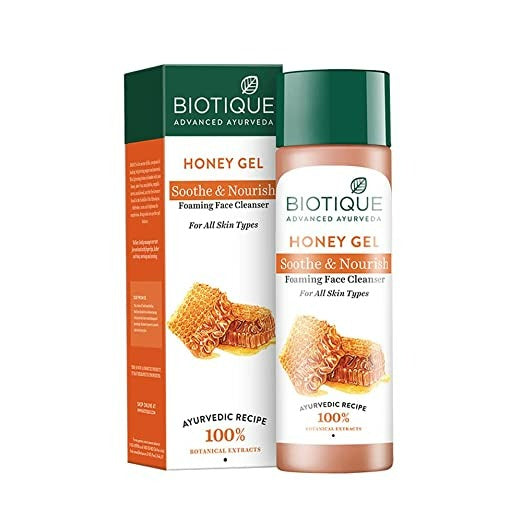 Biotique Advanced Organics Honey Gel Refreshing Foaming Face Cleanser - DrMediCart
