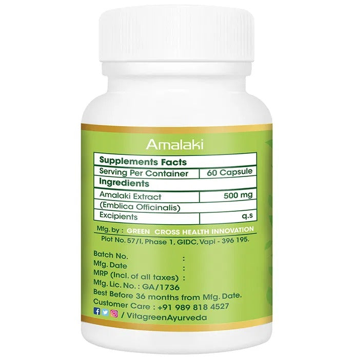 Vitagreen Ayurveda Bhumi Amla Capsules