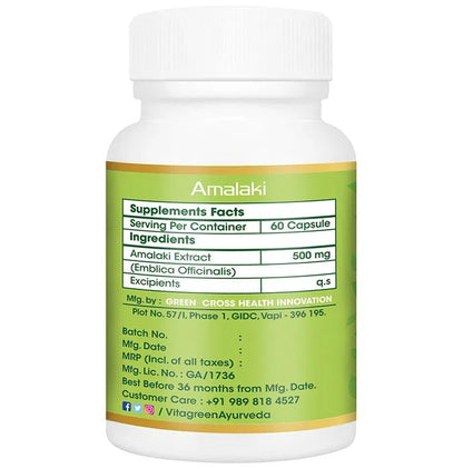 Vitagreen Ayurveda Bhumi Amla Capsules