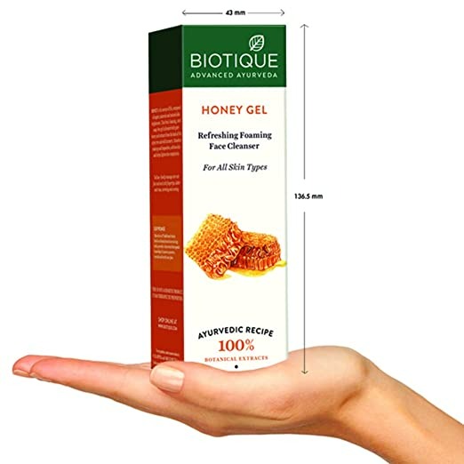 Biotique Advanced Organics Honey Gel Refreshing Foaming Face Cleanser - DrMediCart