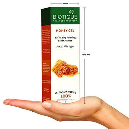 Biotique Advanced Organics Honey Gel Refreshing Foaming Face Cleanser - DrMediCart