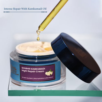 Blue Nectar Shubhr Night Jasmine & Pachouli Hydrating Nourishing Repair Cream for Women