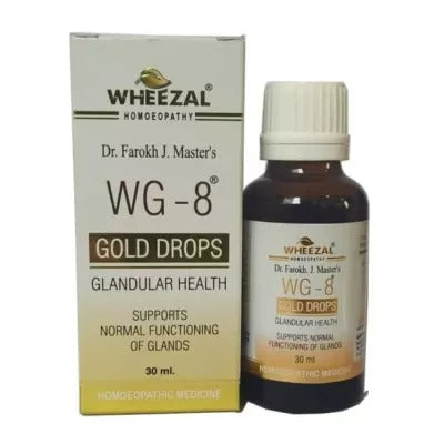 Buy Wheezal Homeopathy WG-8 Gold Drops from DrMediCart, Ship from India to USA