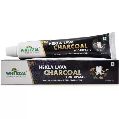 Buy Wheezal Hekla Lava Charcoal Toothpaste from DrMediCart, Ship from India to USA