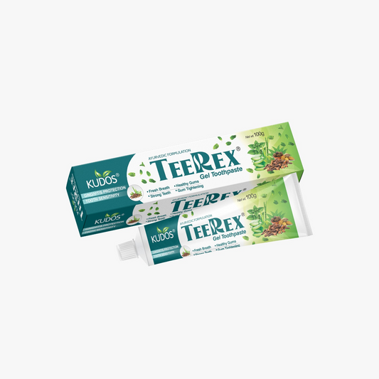 Buy Kudos Ayurveda Teerex Gel Toothpaste from DrMediCart, Ship from India to USA