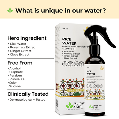 Avimee Herbal Rice Water for Hair and Skin