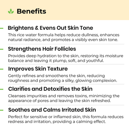 Avimee Herbal Rice Water for Hair and Skin