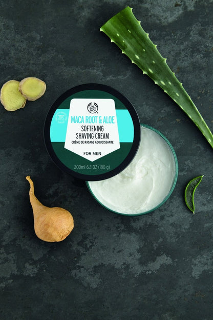 The Body Shop Maca Root & Aloe Softening Shaving Cream For Men - Drmedicart