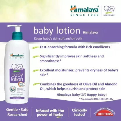 Himalaya Herbals Baby Lotion For Nourishes & Moisturizes