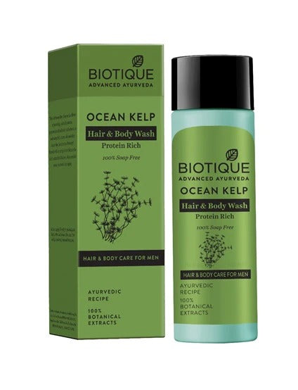 Biotique Bio Sea Kelp Protein Hair & Body Wash Genuine Soap Free