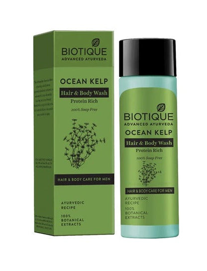 Biotique Bio Sea Kelp Protein Hair & Body Wash Genuine Soap Free