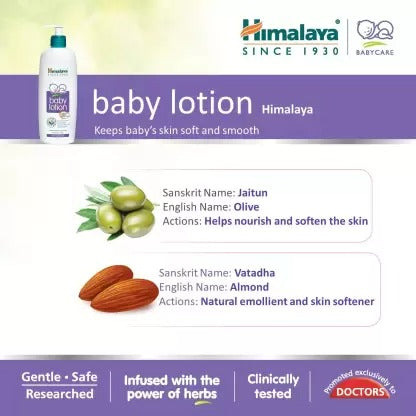 Himalaya Herbals Baby Lotion For Nourishes & Moisturizes