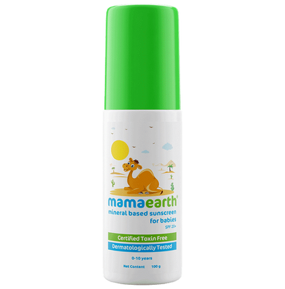 Mamaearth Mineral Based Baby Sunscreen For Protects from UV Rays & Deeply Nourishing & Soothing