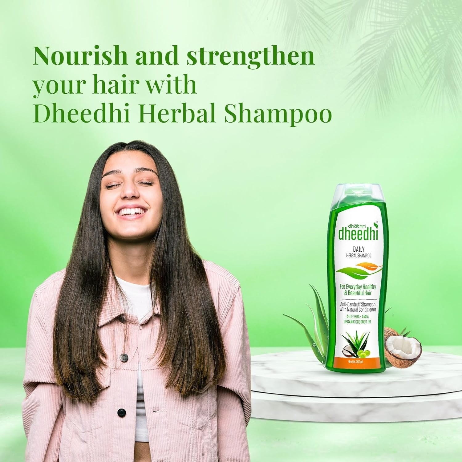 Dhathri Ayurveda Dheedhi Daily Herbal Shampoo