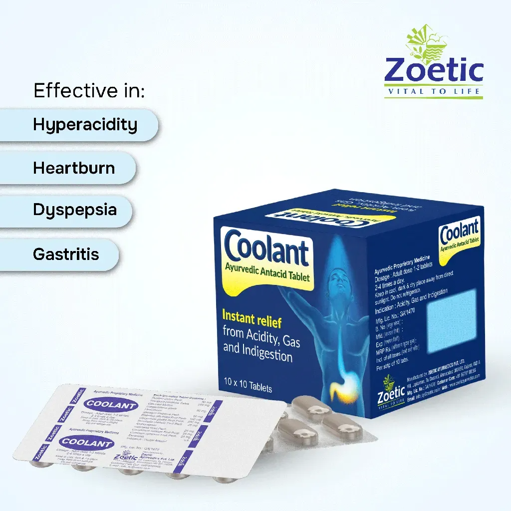 Zeotic Ayurveda Coolant Tablet