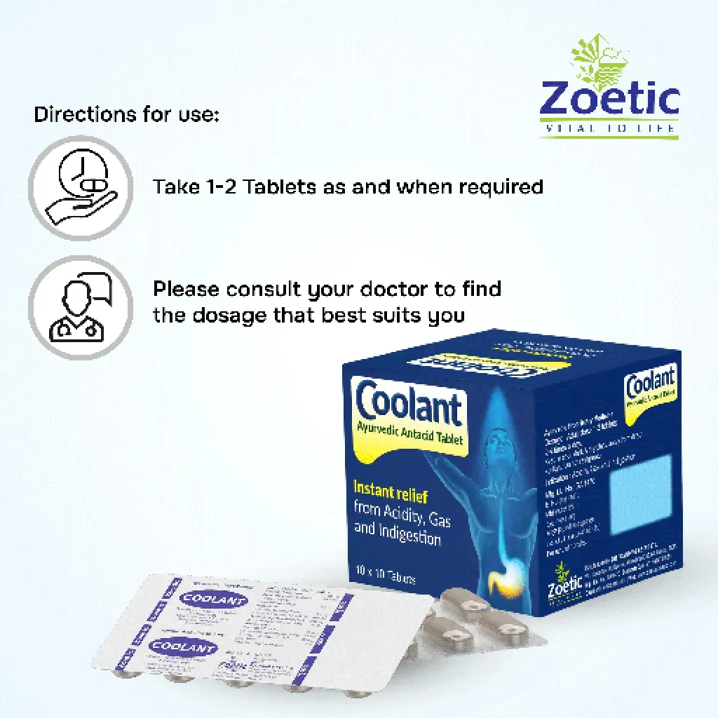 Zeotic Ayurveda Coolant Tablet
