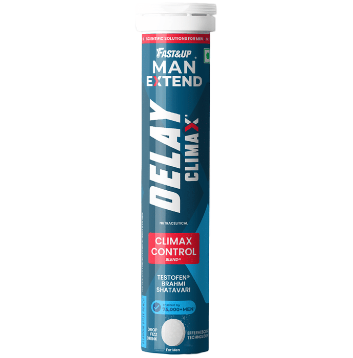 Fast&Up Man Extend Effervescent Tablets - Peach Flavor