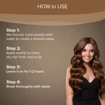 Khadi Natural Herbal Light Brown Herbal Hair Colour