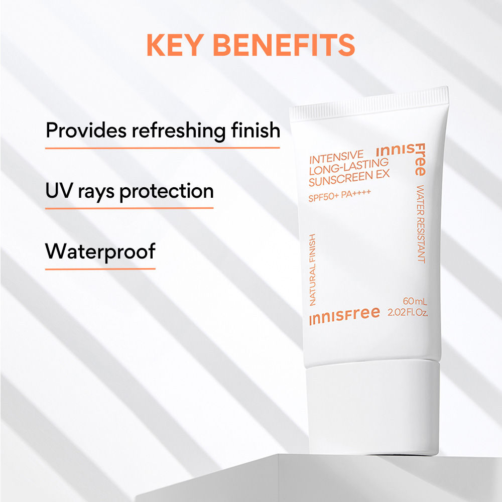 Innisfree Intensive Long-lasting Sunscreen EX SPF50+ PA++++ - Natural Finish