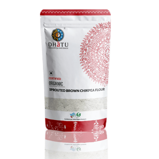Dhatu Organics & Naturals Sporuted Brown Chickpea Flour