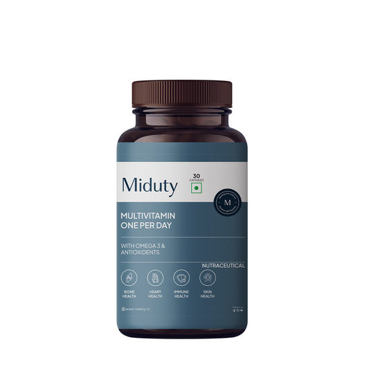 Buy Miduty by Palak Notes Multivitamin One Per Day Capsules from DrMediCart, Ship from India to USA