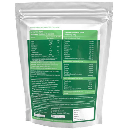 BBETTER Plant Protein Powder for Men & Women - Strawberry Flavour